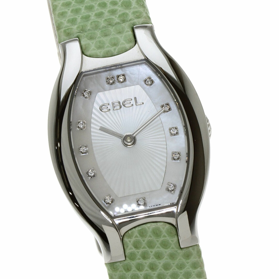 EBEL(エベル)のEBEL ベルーガ 13P ダイヤモンド 腕時計 SS 革 レディース レディースのファッション小物(腕時計)の商品写真