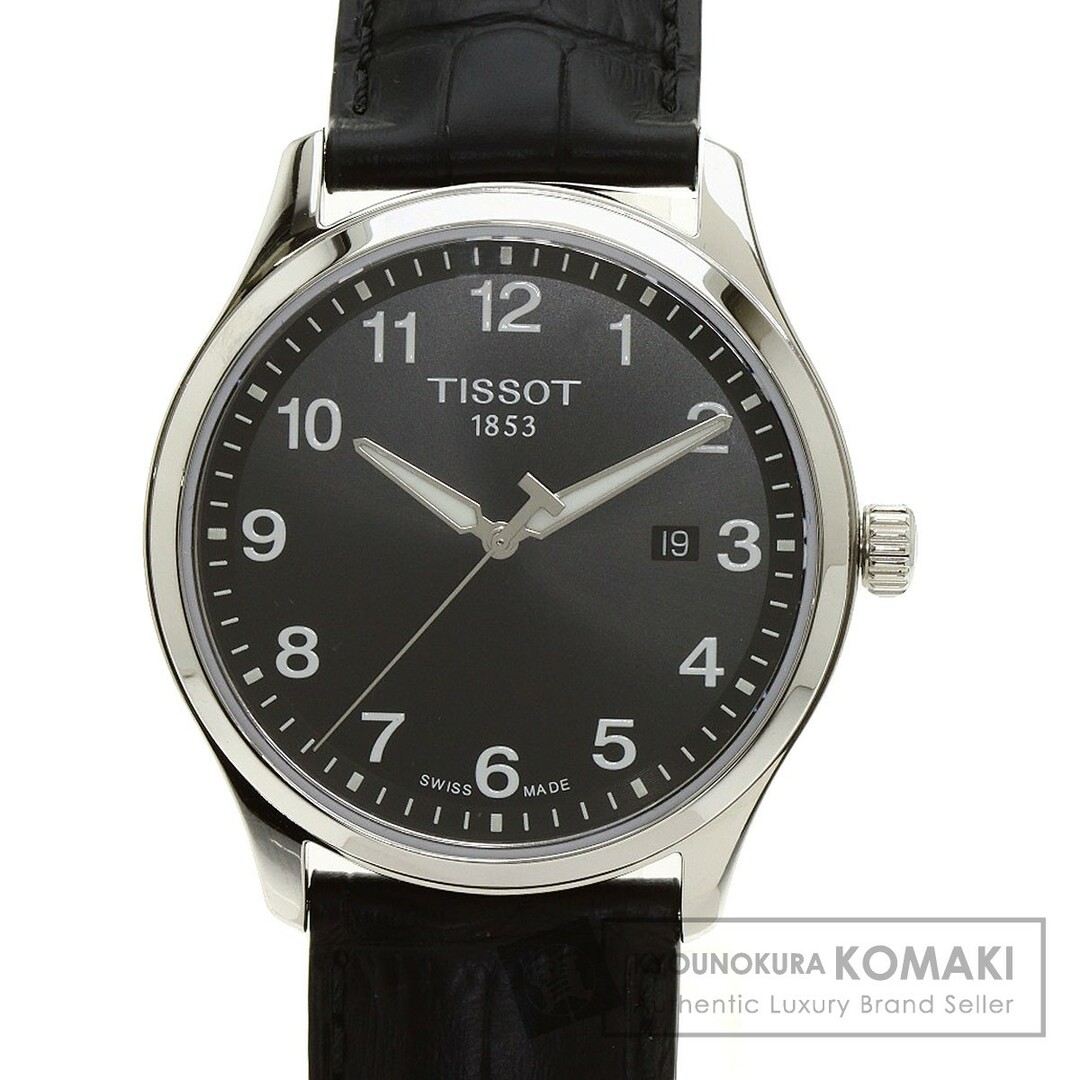 TISSOT T116410A ティソ ジェント XL クラシック 未使用品 腕時計 SS 革 メンズ