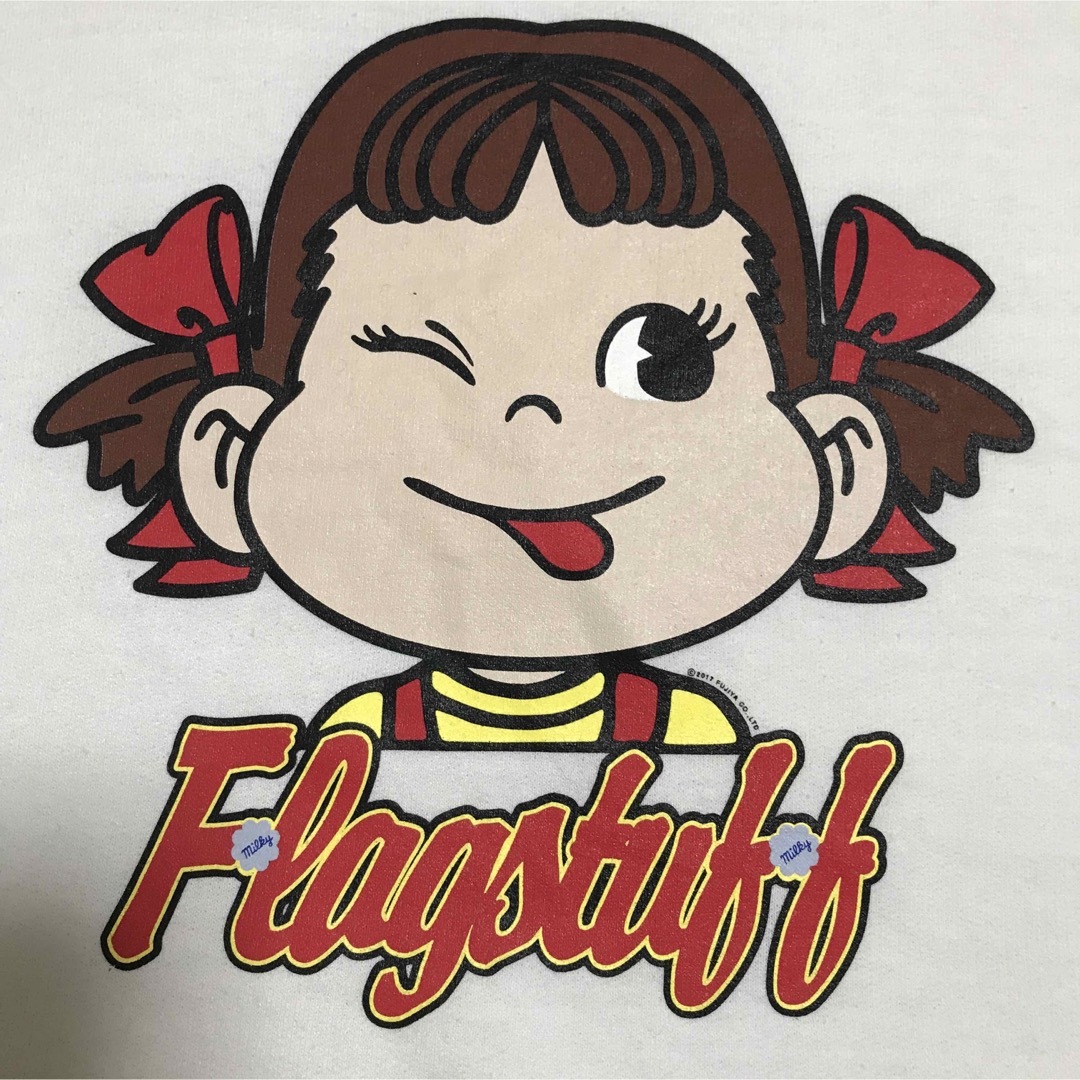 F-LAGSTUF-F(フラグスタフ)のフラグスタフ　ペコちゃんスウェット メンズのトップス(スウェット)の商品写真