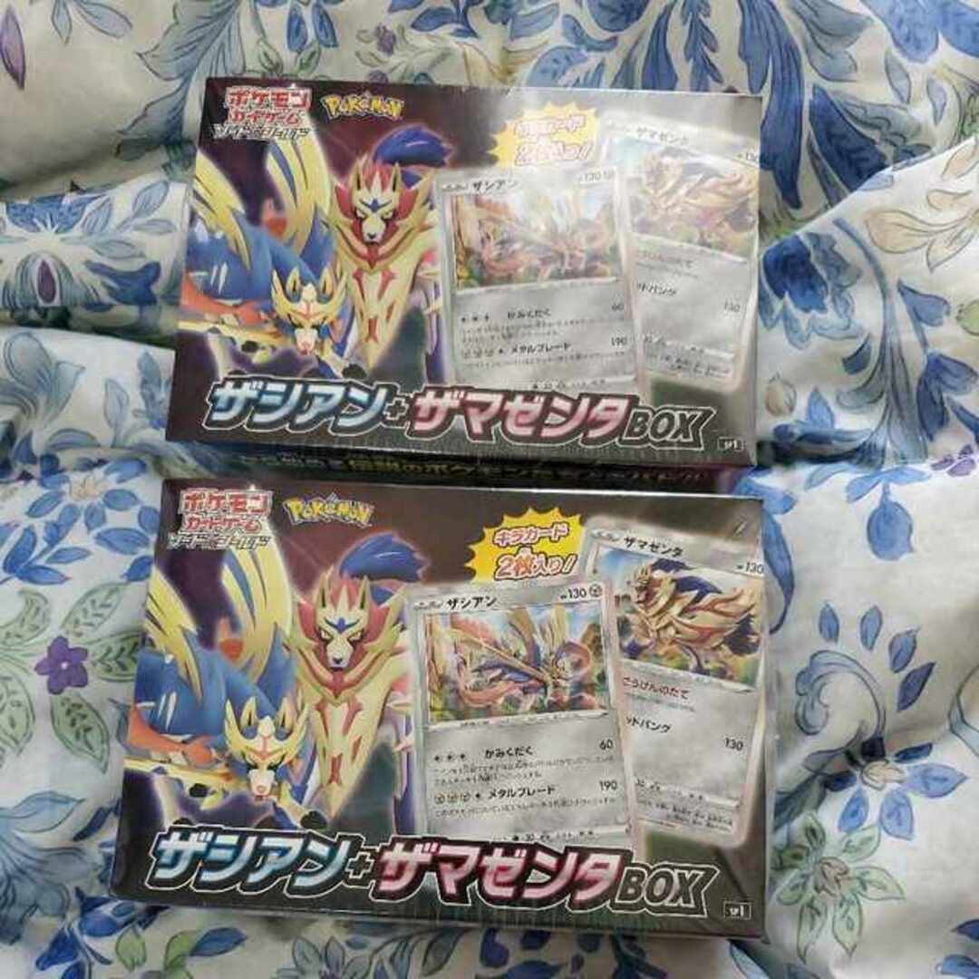 ポケモン - ザシアン+ザマゼンタ シュリンク付き未開封ボックス 2BOX