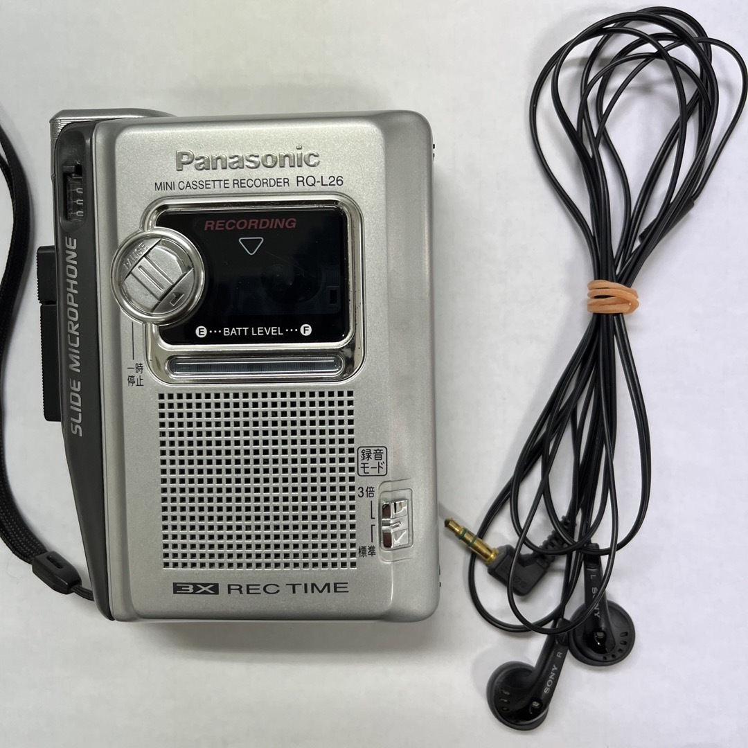 Panasonic(パナソニック)のPanasonic ミニカセットレコーダー　RQ-L26 スマホ/家電/カメラのオーディオ機器(その他)の商品写真