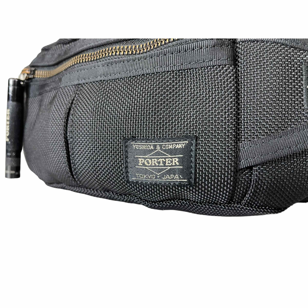訳あり】PORTER HEAT ウエストバッグ ボディバッグ-