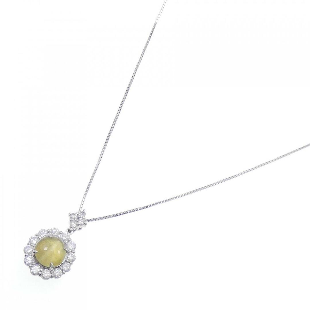 PT クリソベリルキャッツアイ ネックレス 2.22CT | www.innoveering.net
