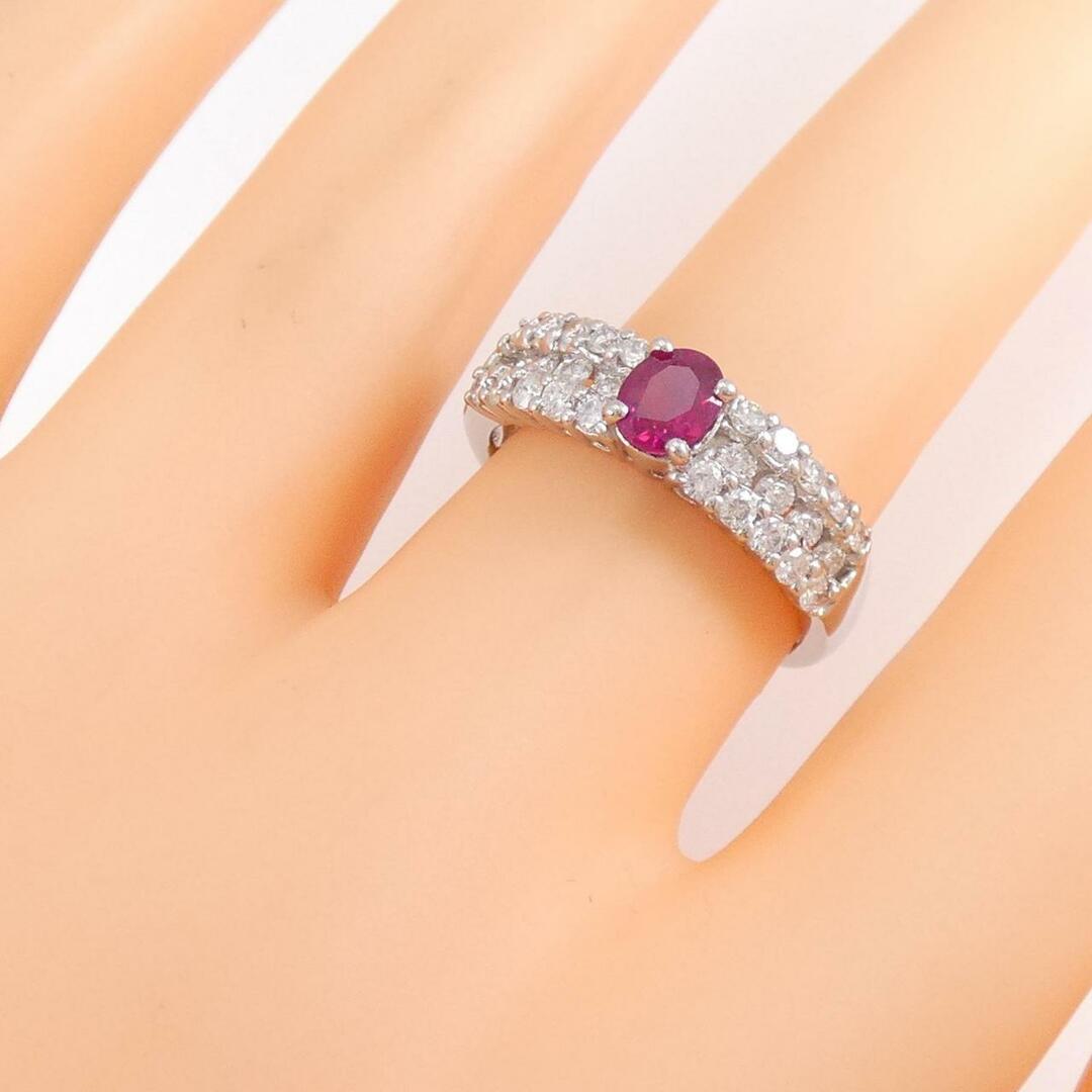 PT ルビー リング 0.53CT