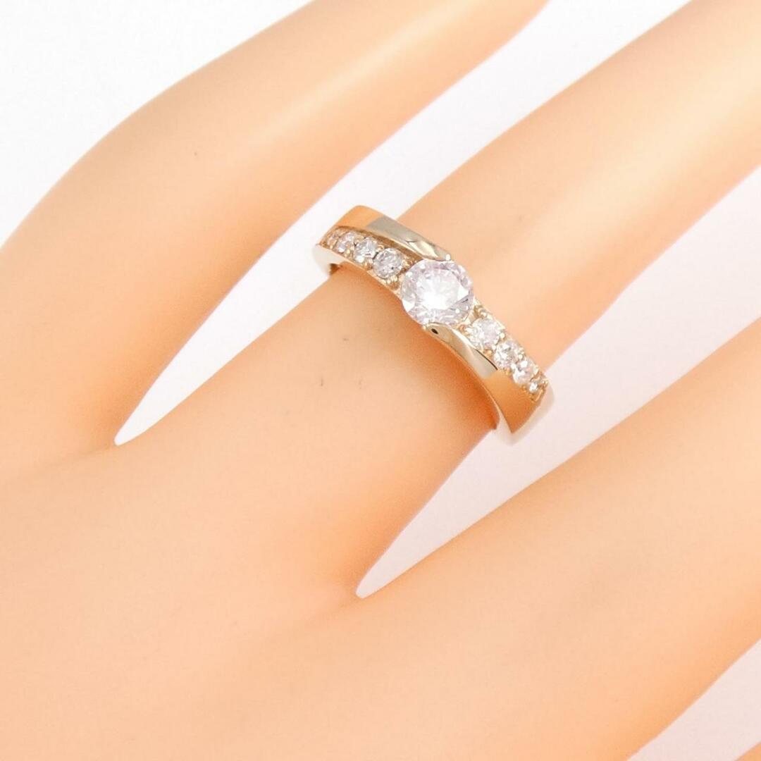 K18PG ピンクダイヤモンド リング 0.343CT レディースのアクセサリー(リング(指輪))の商品写真