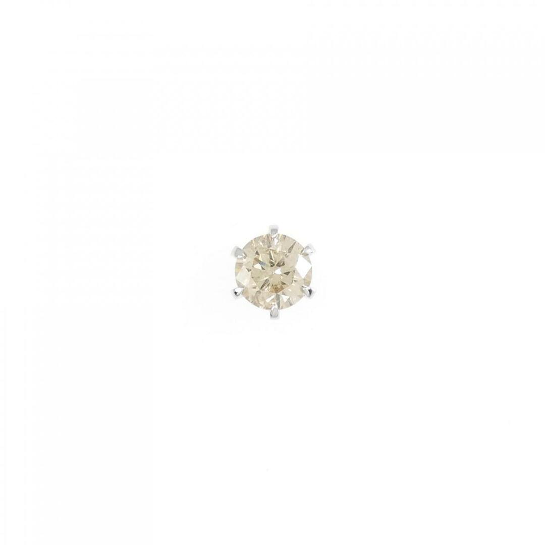 ショップ格安 【リメイク】PT ダイヤモンド ピアス 片耳 0.736CT