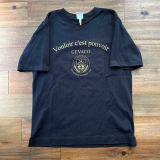 ゲバコGEVACO 半袖 Tシャツ ブラック(Tシャツ/カットソー(半袖/袖なし))