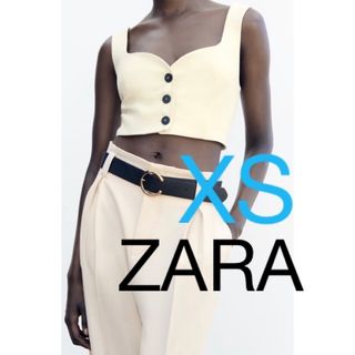 ザラ(ZARA)のZARA ビスチェ　クロップド丈(キャミソール)