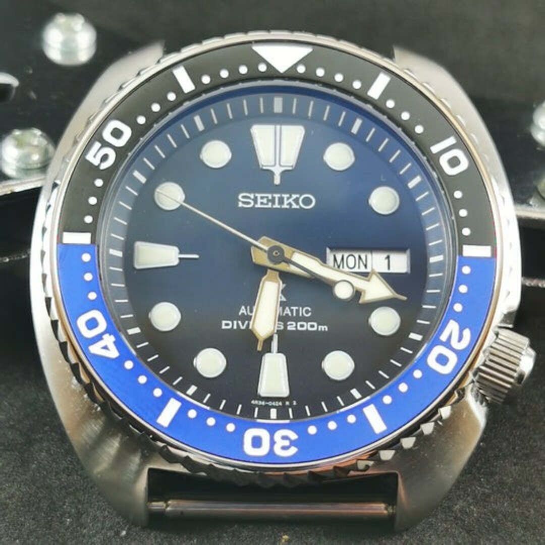 SEIKO(セイコー)の社外品　SEIKO　セラミック製　復刻サード用ベゼルインサート　バットマンSRP メンズの時計(その他)の商品写真