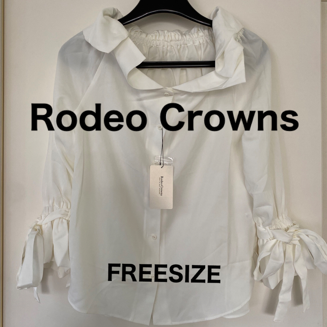 新品タグ付き　RODEO CROWNS　ブラウス着丈61cm