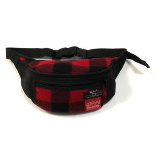 マンハッタンポーテージ(Manhattan Portage)のマンハッタンポーテージ × WOOLRICH コラボ ウエストバッグ 美品 ウー(ウエストポーチ)