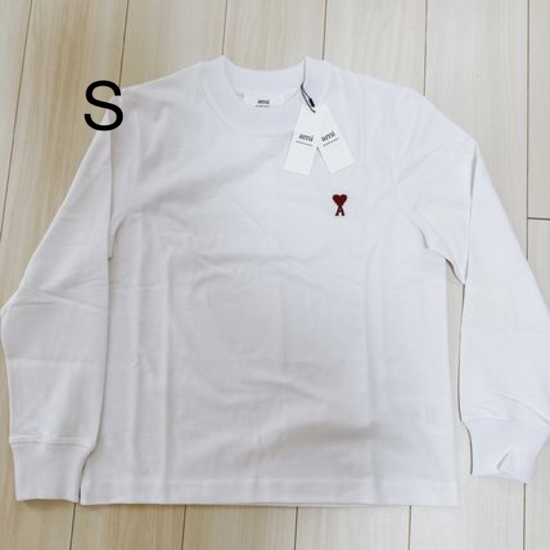 AmiParisアミパリス Tシャツ 半袖 シャツ 男女兼用 ホワイトXLサイズ
