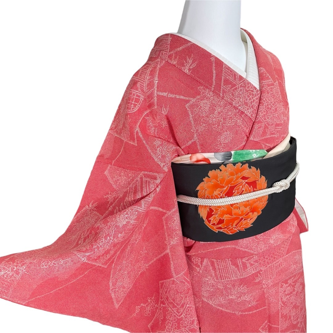 やまと 誂製 袷 正絹 鮫小紋 小紋 着物 和装 和服 呉服 kimono