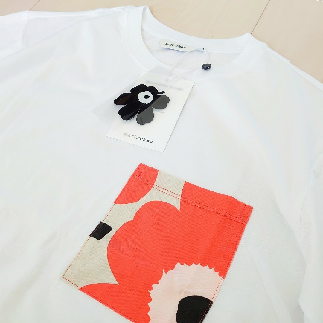 marimekko(マリメッコ)の新品タグシール付★marimekko マリメッコ オーバーサイズ 半袖 Tシャツ レディースのトップス(Tシャツ(半袖/袖なし))の商品写真