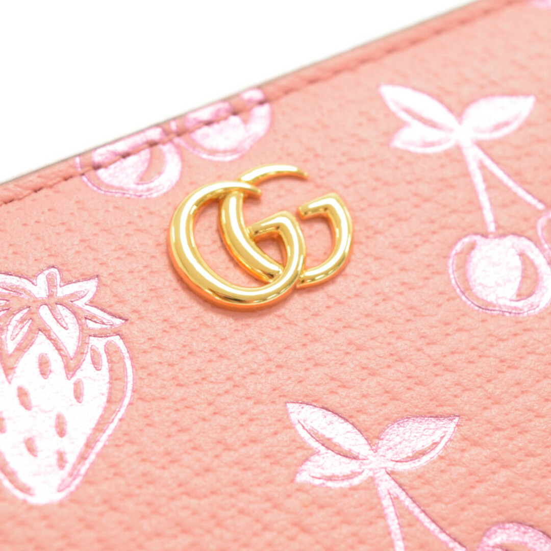 Gucci - GUCCI グッチ GG ラウンドジップ ウォレット 長財布 ピンク