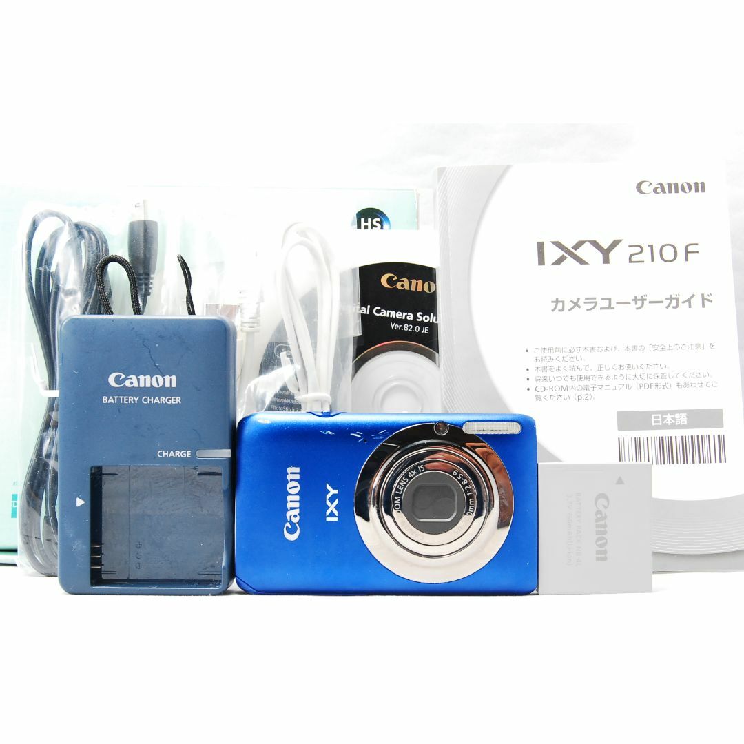 Canon IXY 210F ブルー 付属品多数 コンパクトデジタルカメラ-eastgate.mk