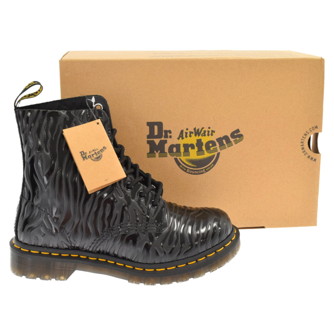 Dr.Martens ドクターマーチン 1460PASCAL TIE PAINTED SUEDE タイダイ ペインテッド スエード 8ホール レザーハイカットブーツ ブラック UK5 26406001