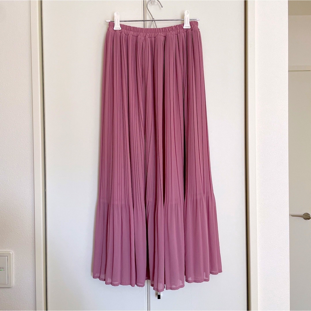 z.unus 裾フレアプリーツロングスカート レディースのスカート(ロングスカート)の商品写真