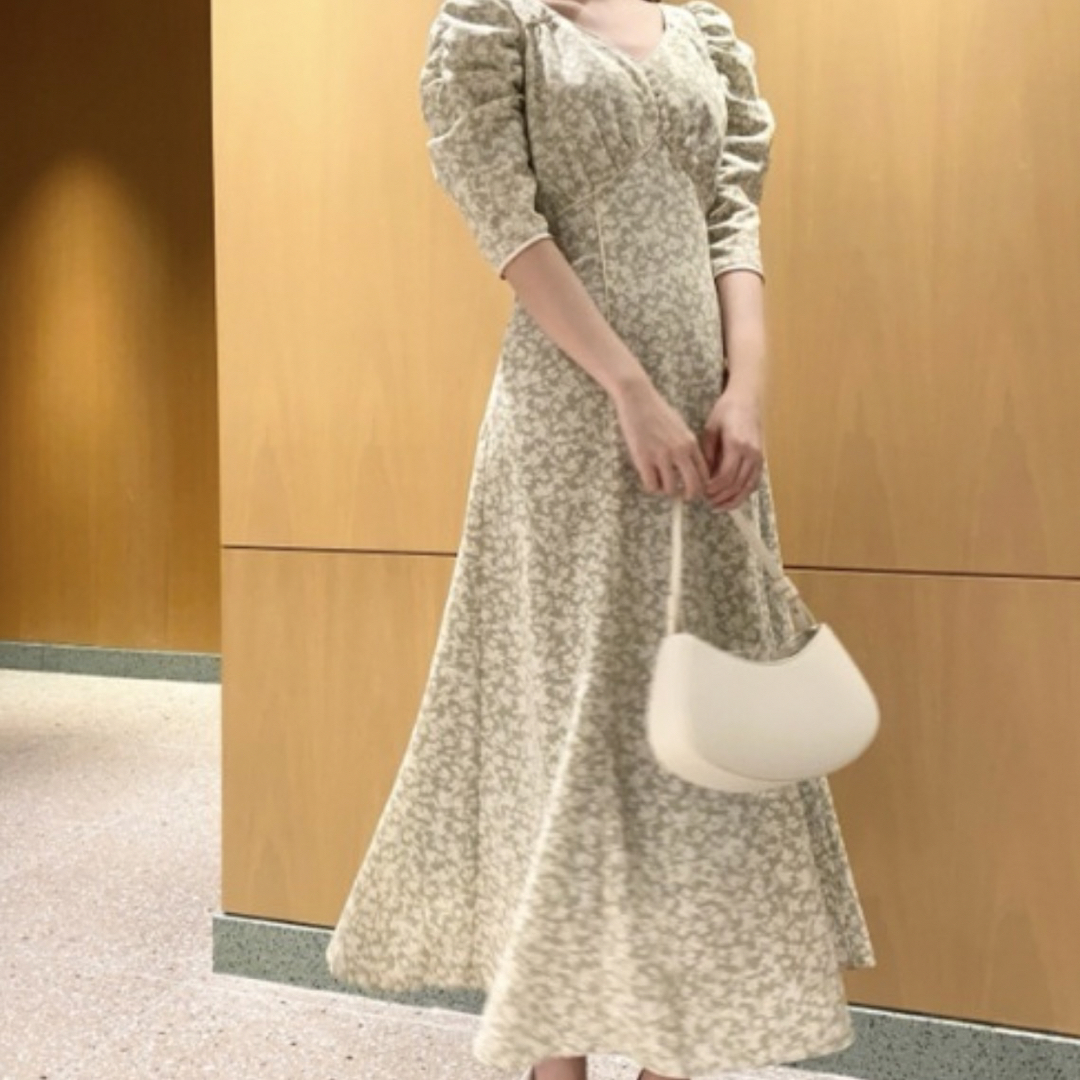 miumiu フリル ワンピース - ひざ丈ワンピース