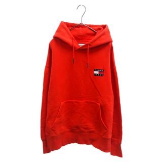 トミー(TOMMY)のTOMMY トミー コットンバッジフーディ DM0DM06593 スウェットパーカー レッド(パーカー)