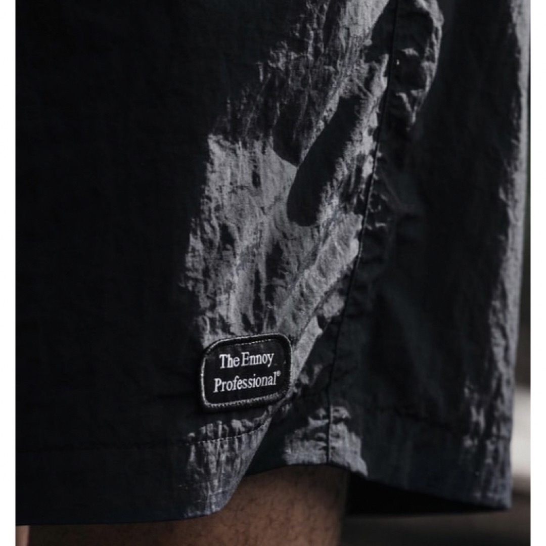 ennoy】NYLON EASY SHORTS NAVY Lサイズ-