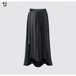 ジルサンダー(Jil Sander)のユニクロ×＋J　プリーツラップロングスカート(ロングスカート)