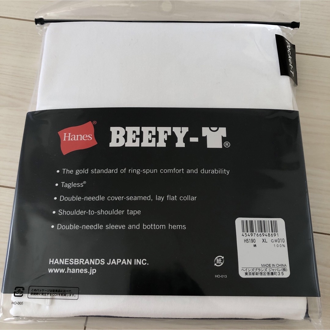 Hanes(ヘインズ)のヘインズ　ビーフィーポケットTシャツ メンズのトップス(Tシャツ/カットソー(半袖/袖なし))の商品写真