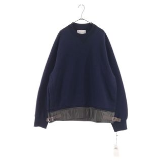 sacai - Sacai サカイ 23SS Nylon Twill Sponge Sweat Crew Sweat