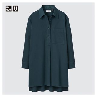 ユニクロ(UNIQLO)のユニクロU　フランネルロングシャツ(シャツ/ブラウス(長袖/七分))