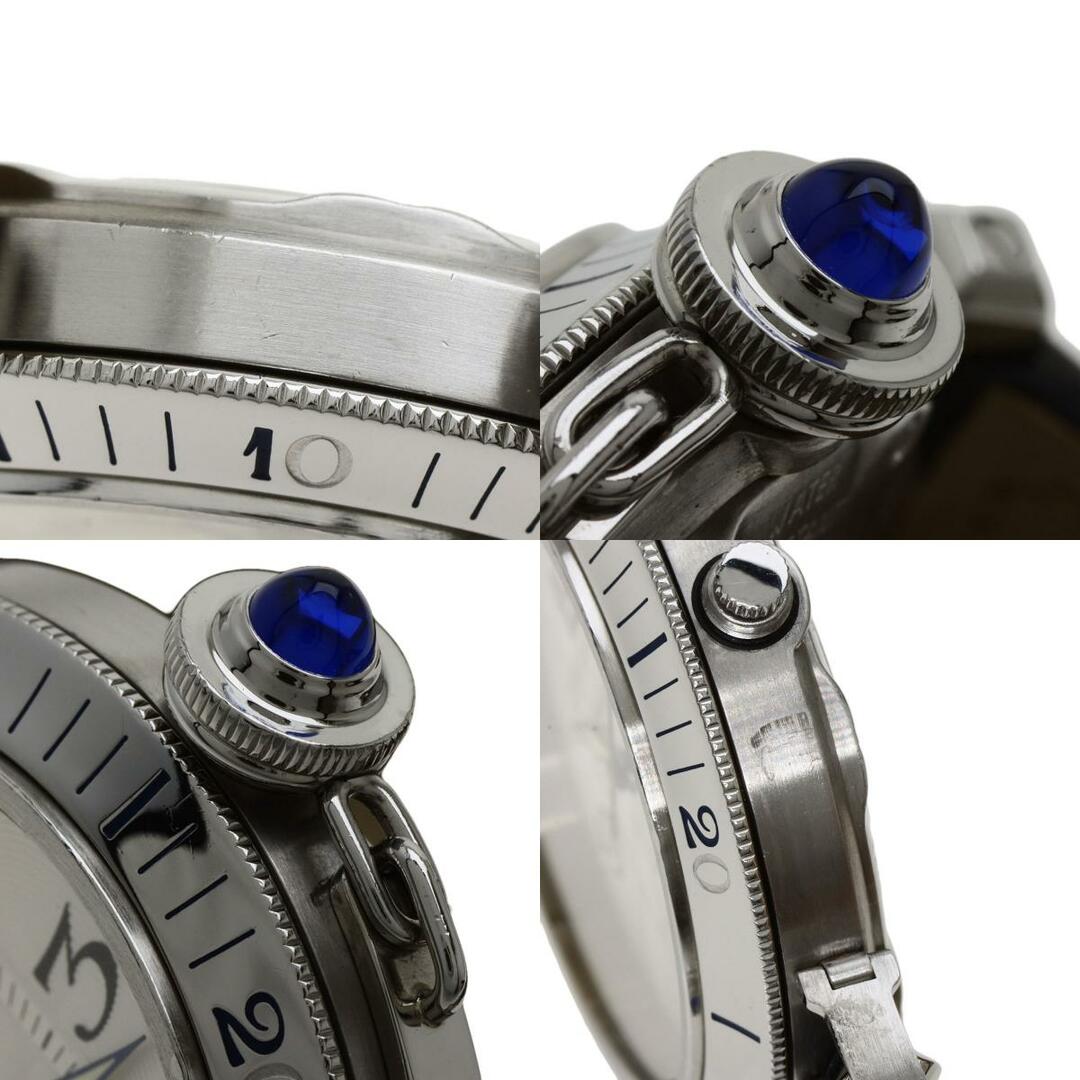 CARTIER W3103155 パシャ 38mm  腕時計 SS 革 メンズ