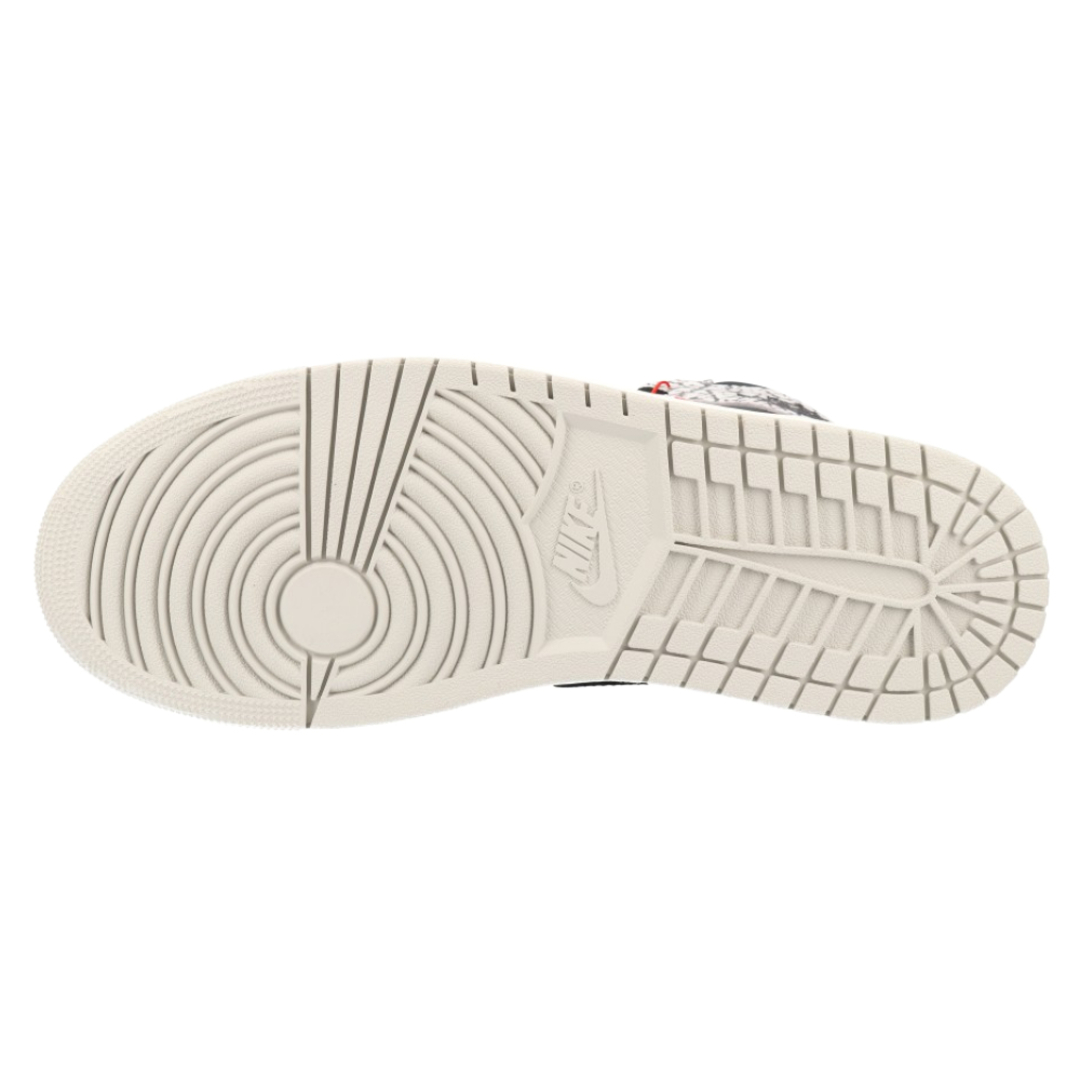 NIKE - NIKE ナイキ AIR JORDAN 1 RETRO HIGH OG WHITE CEMENT 2023