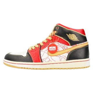 ナイキ(NIKE)のNIKE ナイキ 2006年製 中国240足限定 AIR JORDAN 1 XQ(喜慶) エアジョーダン 1 レトロ ハイ OG XQ(喜慶) ハイカットスニーカー ホワイト/レッド US8 316915-073(スニーカー)