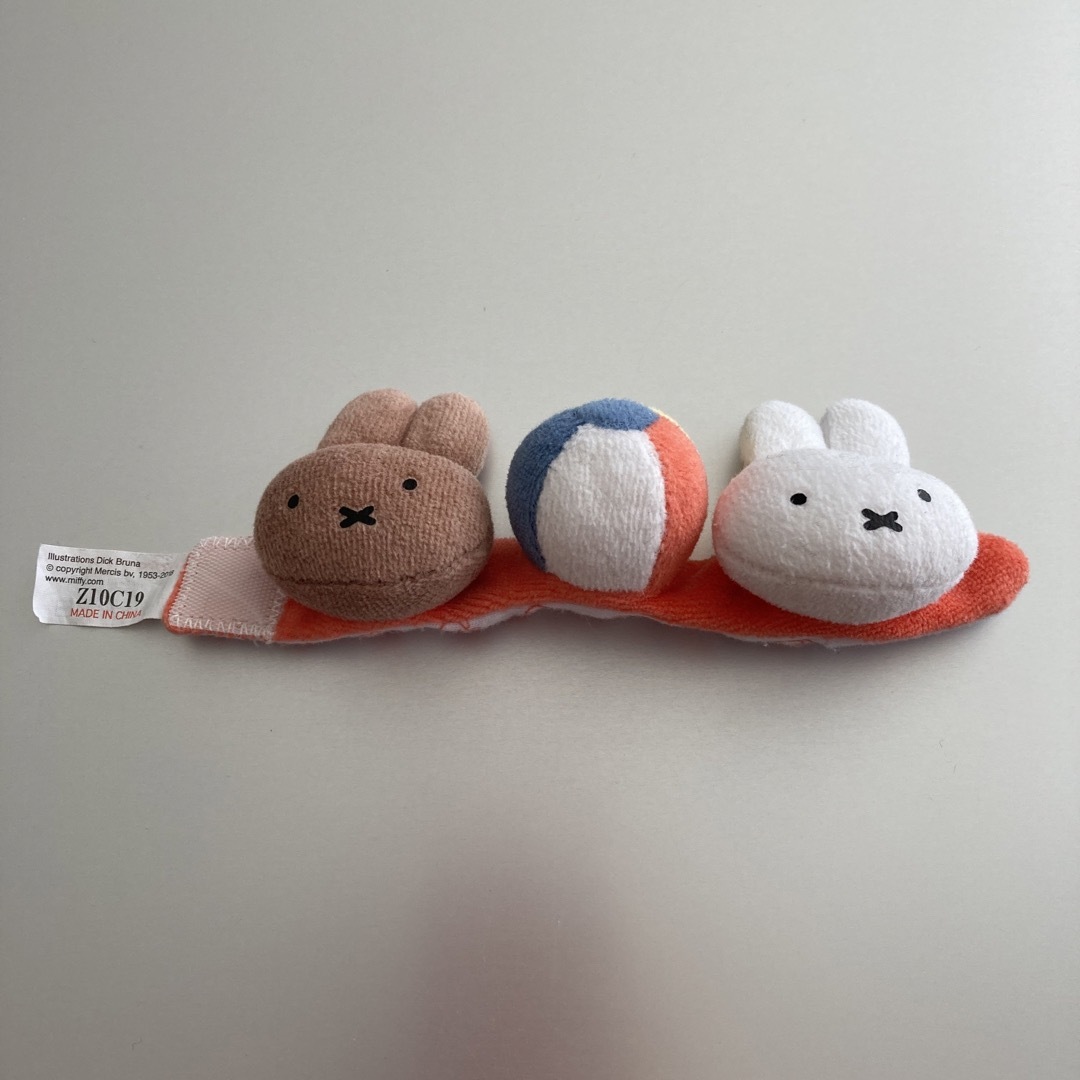 miffy(ミッフィー)の【使用感あり】　ミッフィー　ハンドラトル　２個セット キッズ/ベビー/マタニティのおもちゃ(がらがら/ラトル)の商品写真