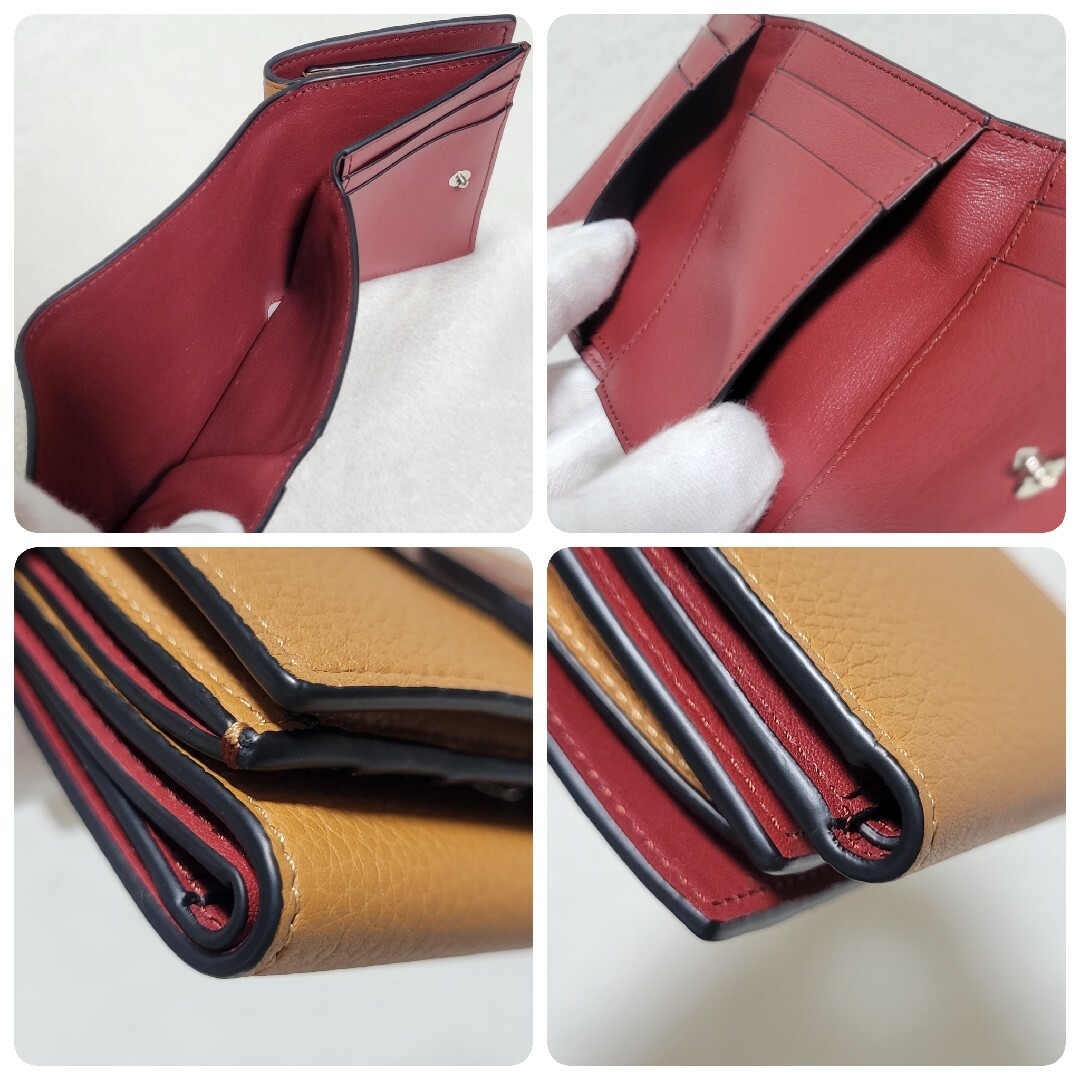 美品 箱付き】ロエベ トライフォールド 三つ折り財布 ウォレット 美品 箱付き】ロエベ トライフォールド 三つ折り財布 ウォレット