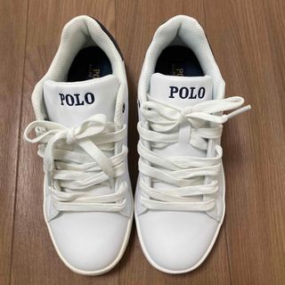 ポロラルフローレン(POLO RALPH LAUREN)の最終価格　未使用　ポロ　ラフルローレン　スニーカー24cm(スニーカー)