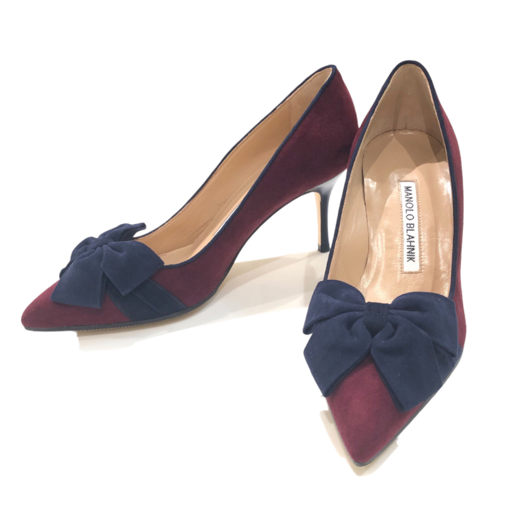 MANOLO BLAHNIK - マノロブラニク Manolo Blahnik リボンモチーフ
