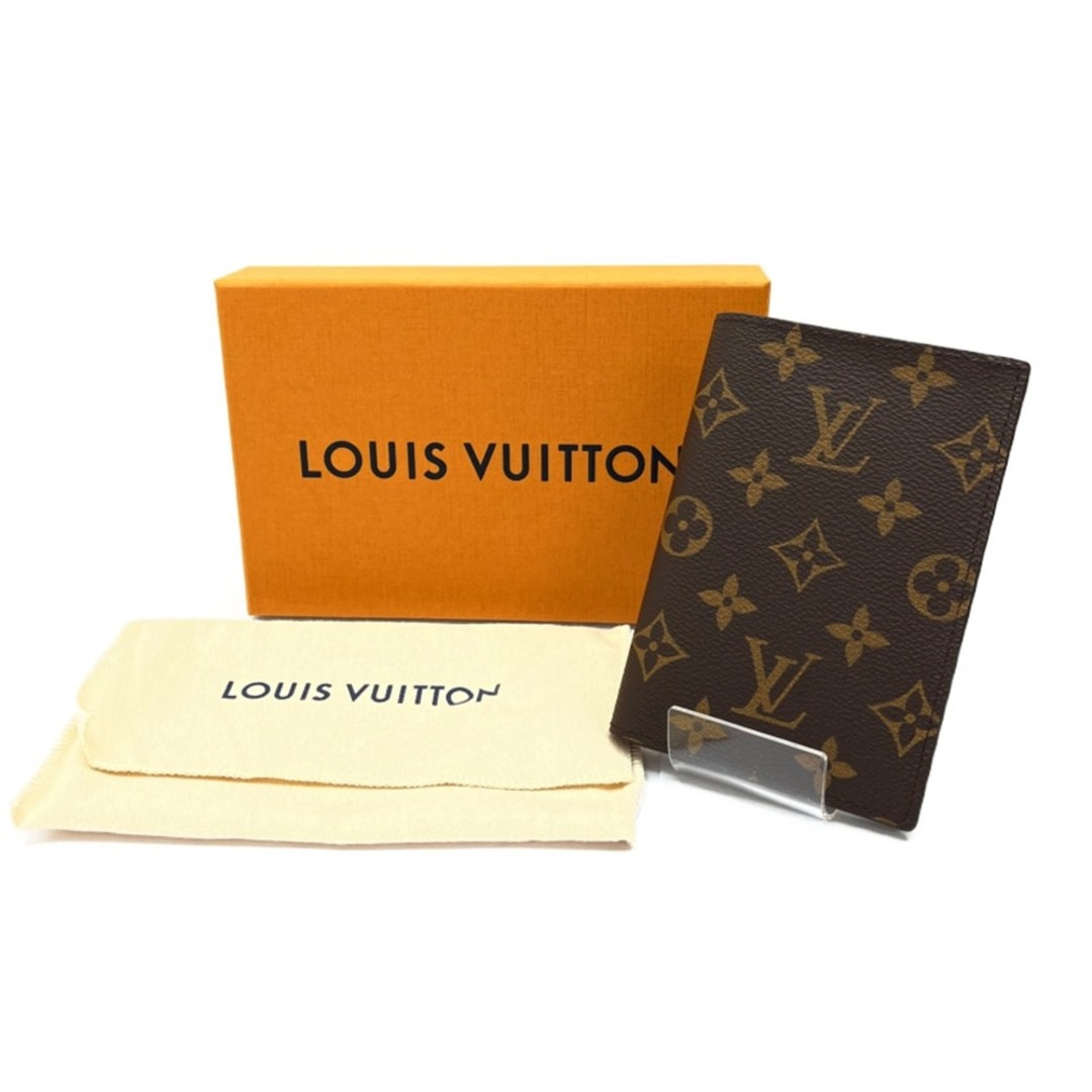 ◆◆LOUIS VUITTON ルイヴィトン クーヴェルテュール・パスポール パスポートケース モノグラム M64502 ブラウン