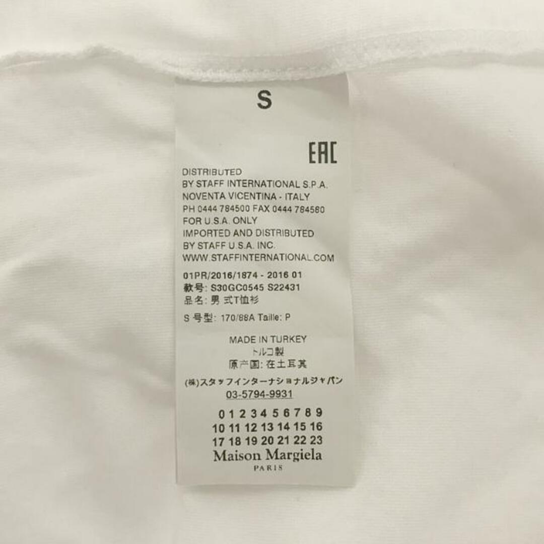 Maison Margiela / メゾンマルジェラ | コットン クルーネック Tシャツ | S | ホワイト | メンズ 5