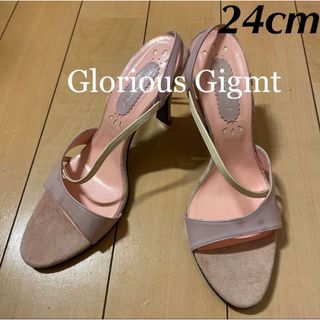 新品難あり Glorious Gigot サンダル 24cm 本革 未使用(サンダル)