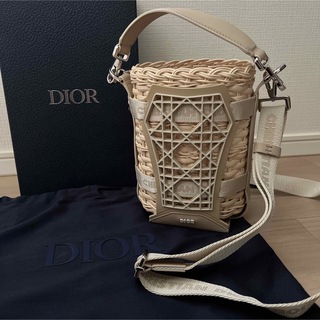 クリスチャンディオール(Christian Dior)のchristian dior クリスチャンディオール カゴバッグ ミニバッグ(ショルダーバッグ)