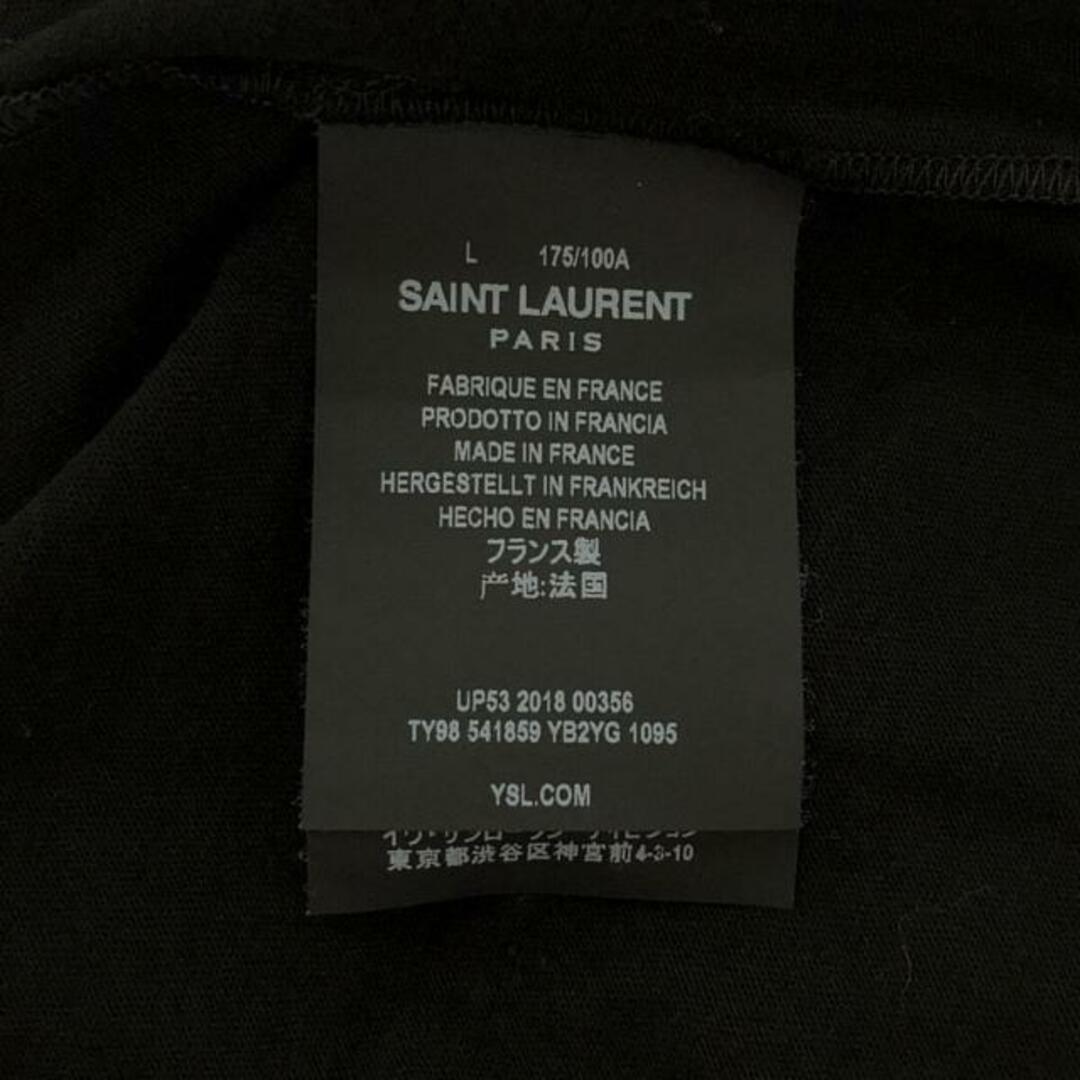 1208 サンローラン Saint Laurent Tシャツ スタープリント 黒