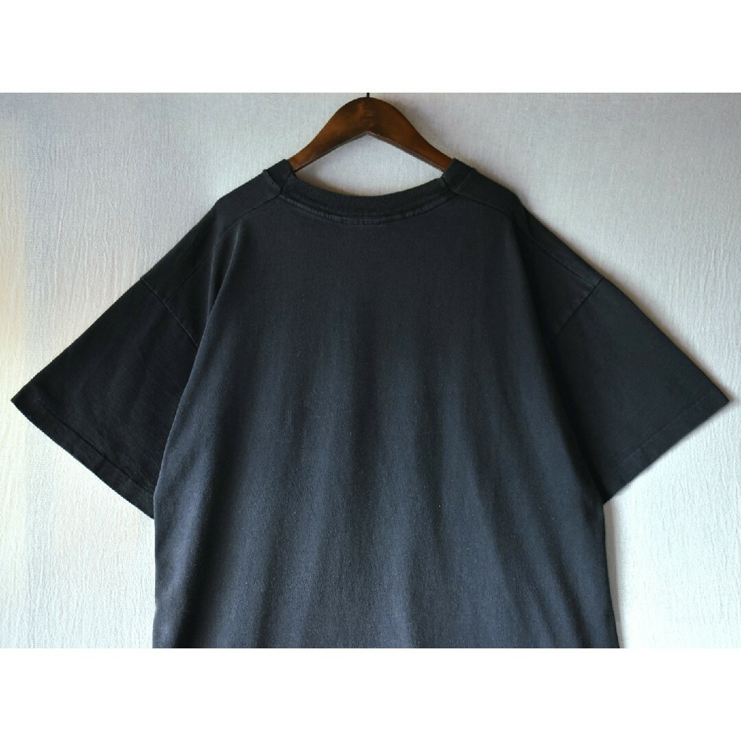 ★90s ハードロックカフェ ヴィンテージ シングルステッチ 黒ロゴTシャツ