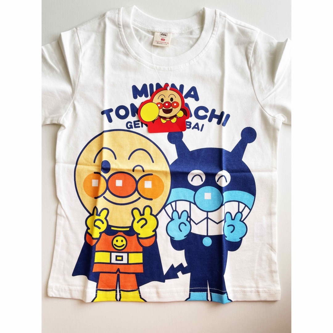 新品 アンパンマン 半袖 Tシャツ 120サイズ キッズ/ベビー/マタニティのキッズ服男の子用(90cm~)(Tシャツ/カットソー)の商品写真