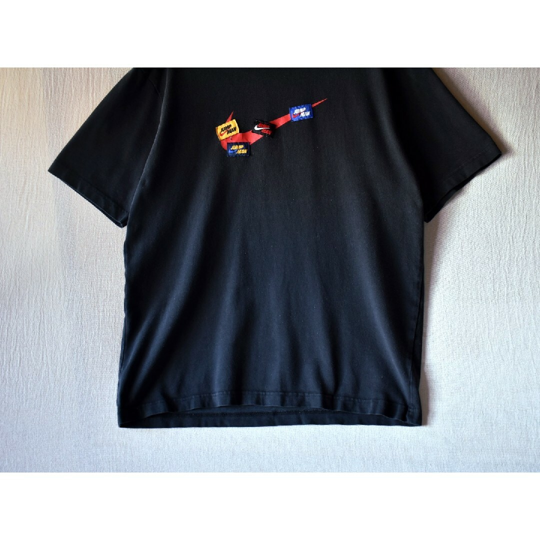 ★ナイキ エアジョーダン ビッグスウォッシュ レトロワッペンロゴ 黒Tシャツ 6