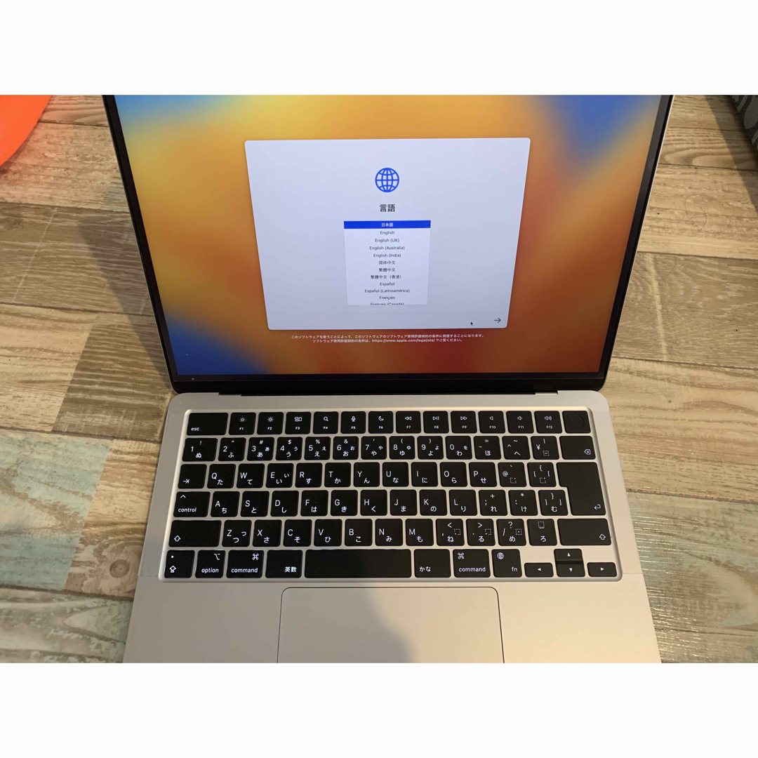 MacBook Air2022 M2チップ