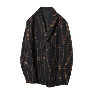 ISSEY MIYAKE カット ジャガード 2B テーラード ジャケット