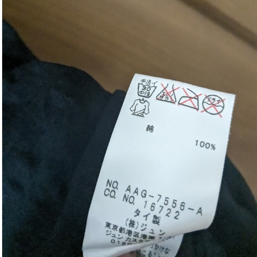 JUNMEN(ジュンメン)の【匿名配送】JUNMEN シースルーシャツ　L　ブラック メンズのトップス(シャツ)の商品写真