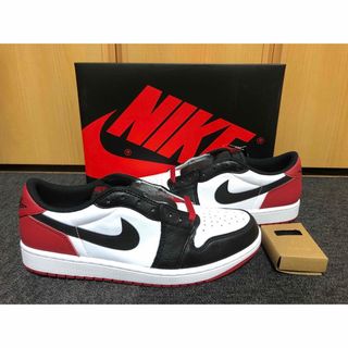 ジョーダン(Jordan Brand（NIKE）)の【新品】Nike Air Jordan1Retro Low OGブラックトゥ(スニーカー)