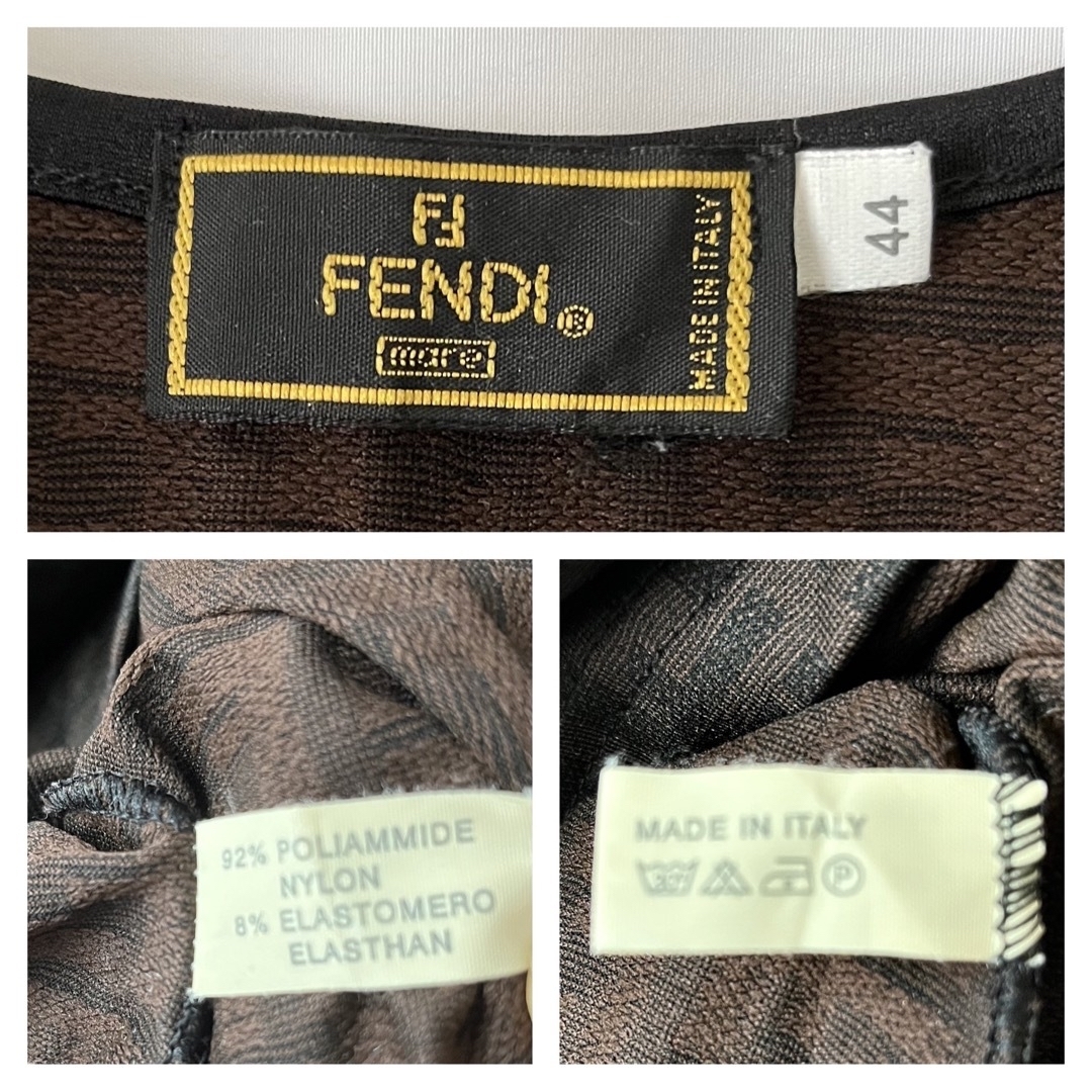 【美品】FENDI フェンディ ズッカ柄 FF ヴィンテージ  カットソー