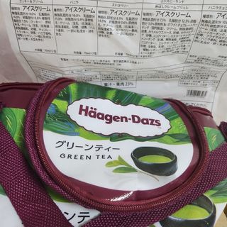 ハーゲンダッツ(Haagen-Dazs)のハーゲンダッツ 保冷バッグ グリーンティー 非売品 限定品 新品未使用(ノベルティグッズ)